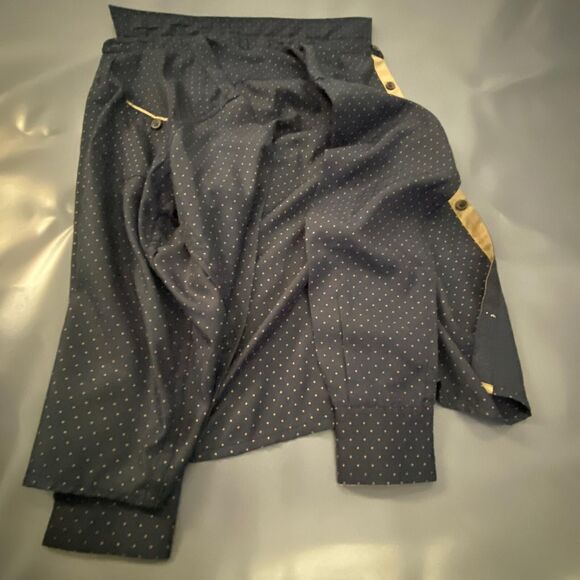 CraftFlow Button Up boys dress Long Sleeve Black Dots front Pockets Cotton size7 - Picture 7 of 14